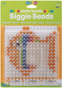 Perler BIGGIE Beads Pegboards 2/Pkg-Square Clear 70712 - 048533707126