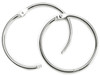 Baumgartens Book Rings 2" 2/Pkg-Silver - 31455