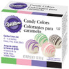 Wilton Candy Colors .25oz 4/Pkg-Pink, Green, Violet & Black W1913R-1298 - 070896192981