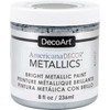 DecoArt Americana Decor Metallics 8oz-Silver - ADMTL-13 - 766218091758