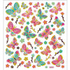 Sticker King Stickers-Pink & Aqua Butterflies - SK129MC-4297
