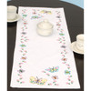 Jack Dempsey Stamped Table Runner/Scarf 15"X42"-Fluttering Butterflies 560 143