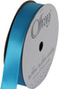 Offray Single Face Satin Ribbon 5/8"X18'-Turquoise 1017 5/8-340 - 079856953457