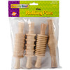 Creativity Street Modeling Clay Rolling Pins 4/Pkg-6"X0.75"1.75" - 3748 - 021196037489