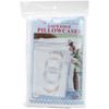 Jack Dempsey Stamped Pillowcases W/White Lace Edge 2/Pkg-Wedding Rings 1800 20 - 013155870206