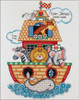 Design Works Counted Cross Stitch Kit 11"X14"-Noah's Ark Birth Record (14 Count) - T21718 Design Works Counted Cross Stitch Kit 11"X14"-Noah's Ark Birth Record (14 Count) - T21718
