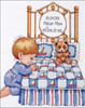 Tobin Counted Cross Stitch Kit 11"X14"-Bedtime Prayer Birth Record (14 Count) T21710