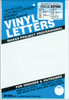 Duro Permanent Adhesive Vinyl Letters & Numbers .5" 852/Pkg-White - D3212-WHITE - 029211321223