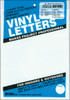 Duro Permanent Adhesive Vinyl Letters & Numbers 1" 183/Pkg-White - D3214-WHITE - 029211321421