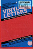 Permanent Adhesive Vinyl Letters & Numbers .75" 302/Pkg-Red D3213-RED - 029211321339