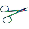 Tool Tron Curved Tip Scissors 3.5"-Rainbow - 419