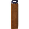 Realeather(R) Crafts Suede Leather Trim 8.5"X11"-Medium Brown - SS0811-2002 - 870192001877