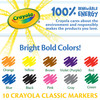 Crayola Fine Line Markers-Classic Colors 10/Pkg - 58-7726 Crayola Fine Line Markers-Classic Colors 10/Pkg - 58-7726