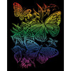 Royal & Langnickel(R) Rainbow Foil Engraving Art Kit 8"X10"-Butterflies RAINFL-12
