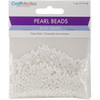 Craft Medley Pearl Beads Value Pack-3mm White 850/Pkg - BD409-A - 775749188356