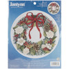 Janlynn Counted Cross Stitch Kit 15.25"X14.25"-Christmas Traditions (14 Count) - 21-1415 - 049489000705