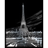 Royal & Langnickel(R) Silver Foil Engraving Art Kit 8"X10"-Eiffel Tower - SILVFL-35