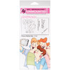 Art Impressions Girlfriends Clear Stamps-Picture Perfect Set 4130 - 608729377344