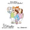 Art Impressions Girlfriends Clear Stamps-Picture Perfect Set 4130