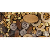 CousinDIY Jewelry Basics Wood Beads 5.3oz-#1 - 34733001