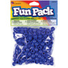 Cousin Fun Pack Acrylic Pony Beads 250/Pkg-Blue A50026NY-34127 - 016321083004