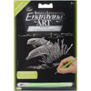 Royal & Langnickel(R) Silver Foil Engraving Art Kit 5"X7"-Dolphin Reef - SILMIN-105 - 090672944139