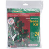 The Beadery Holiday Beaded Ornament Kit-Mini Trees 2.25" Makes 24 BOK-5498 - 045155887960