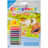 Royal & Langnickel(R) Mini Color Pencil By Number Kit 5"X7"-Kitten & Duckling - CPNMIN-113 - 090672943538