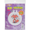 Janlynn Kid Stitch Mini Counted Cross Stitch Kit 3" Round-Fox (11 Count) - 21-1755 - 049489006653 Janlynn Kid Stitch Mini Counted Cross Stitch Kit 3" Round-Fox (11 Count) - 21-1755 - 049489006653