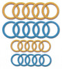 Clover Soft Stitch Jumbo Ring Markers-20/Pkg - 3108