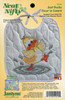 Janlynn Stamped Bib Cross Stitch Kit 9.5"X11"-Just Ducky - 54-0090 - 049489540904