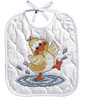 Janlynn Stamped Bib Cross Stitch Kit 9.5"X11"-Just Ducky - 54-0090