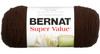 Bernat Super Value Solid Yarn-Chocolate - 164053-53013 - 057355353626