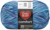 Red Heart Comfort Yarn-Turquoise & Blue Print E707D-4114 - 067898059060