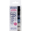 Sulky Sampler 12wt Cotton Petites 6/Pkg-Black & Gray Assortment - 712-04 - 727072001680