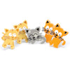 Eyelet Outlet Shape Brads 12/Pkg-Kitties QBRD2-34