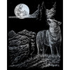 Royal & Langnickel(R) Silver Foil Engraving Art Kit 8"X10"-Wolf Moon - SILVFL-33 Royal & Langnickel(R) Silver Foil Engraving Art Kit 8"X10"-Wolf Moon - SILVFL-33