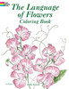 The Language Of Flowers Coloring Book-Softcover - B6430355 - 97804864303559780486430355