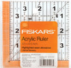 Fiskars Square Acrylic Ruler-4-1/2"X4-1/2" 187290 - 020335040274