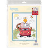 Janlynn Counted Cross Stitch Kit 11"X14"-Animal Fun Ride (14 Count) - 21-1775 - 049489007162 Janlynn Counted Cross Stitch Kit 11"X14"-Animal Fun Ride (14 Count) - 21-1775 - 049489007162