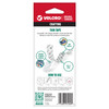 VELCRO(R) Brand Thin Fasteners Tape .75"X5'-Clear - 91299