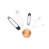 Singer Professional Style Safety Pins-Sizes 1 & 2 25/Pkg 00296