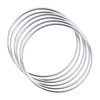 Realeather(R) Crafts Zinc Metal Rings-3" 6/Pkg - BRI-03-06 Realeather(R) Crafts Zinc Metal Rings-3" 6/Pkg - BRI-03-06