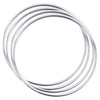 Realeather(R) Crafts Zinc Metal Rings-5" 4/Pkg - BRI-05-04