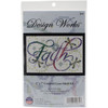 Design Works Counted Cross Stitch Kit 5"X7"-Faith (14 Count) DW2874 - 021465028743