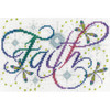 Design Works Counted Cross Stitch Kit 5"X7"-Faith (14 Count) DW2874