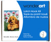 Wonderart Latch Hook Kit 15"X20"-Flower Pup - 426121C - 057355369085