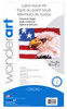 Wonderart Latch Hook Kit 15"X20"-American Eagle 426148