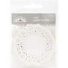 Doodlebug Mini Doilies 3" 75/Pkg-Lily White DDM-4605 - 842715046054