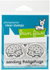 Lawn Fawn Clear Stamps 3"X2"-Hedgehugs LF729 - 030915070645